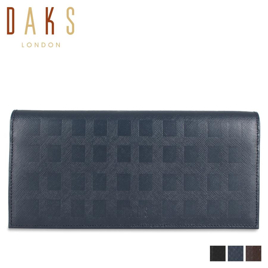 DAKS ダックス 長財布 メンズ WALLET ブラック ネイビー ブラウン 黒 DP25016 DAKS（ダックス） 長財布 メンズ WALLET ブラック ネイビー ブラウン