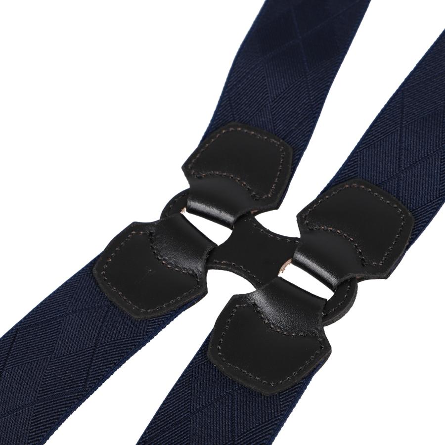 DAKS ダックス サスペンダー 吊りバンド メンズ H型 SUSPENDERS ネイビー ベージュ DS12790 DAKS（ダックス） サスペンダー 吊りバンド メンズ H型 SUSPENDERS