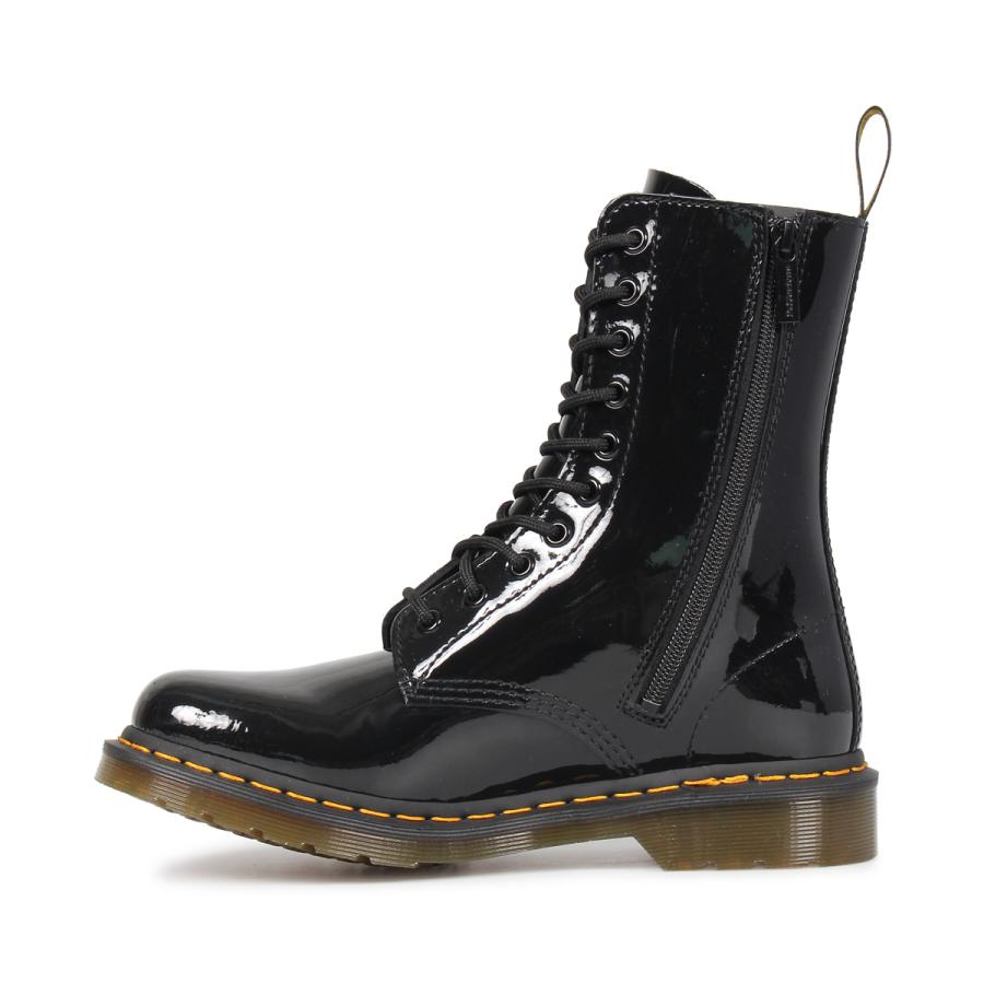 Dr.Martens ドクターマーチン 10ホール 1490 W ブーツ メンズ レディース PATENT LAMPER 10EYE BOOT  ブラック 黒 R25277001