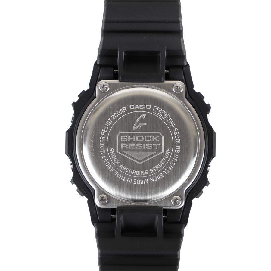 CASIO カシオ G-SHOCK 5600 SERIES 腕時計 DW-5600UBB-1JF ジーショック Gショック G-ショック メンズ レディース ブラック 黒｜biget｜05