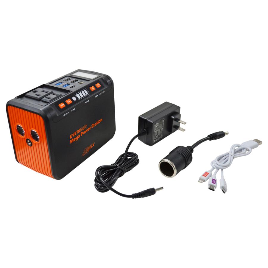 EVERBright エバーブライト ポータブル電源 ソーラーパネル 2点セット