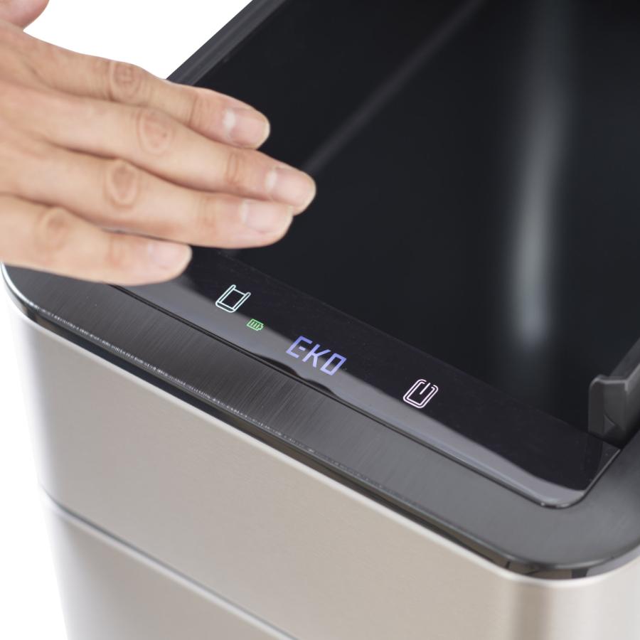 イーケーオー EKO ファントムプロ センサービン ゴミ箱 ダストボックス 18L ふた付き 自動 キッチン ゴミ袋が見えない PHANTOM PRO SENSOR BIN 18L EK9577_11
