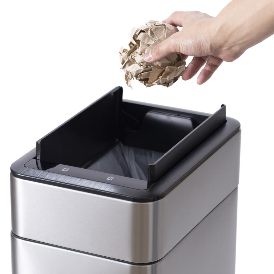 【未使用】EKO センサーゴミ箱 50L ステンレス 自動開閉 ファントムプロ EKO（イーケーオー） ファントムプロ センサービン ゴミ箱
