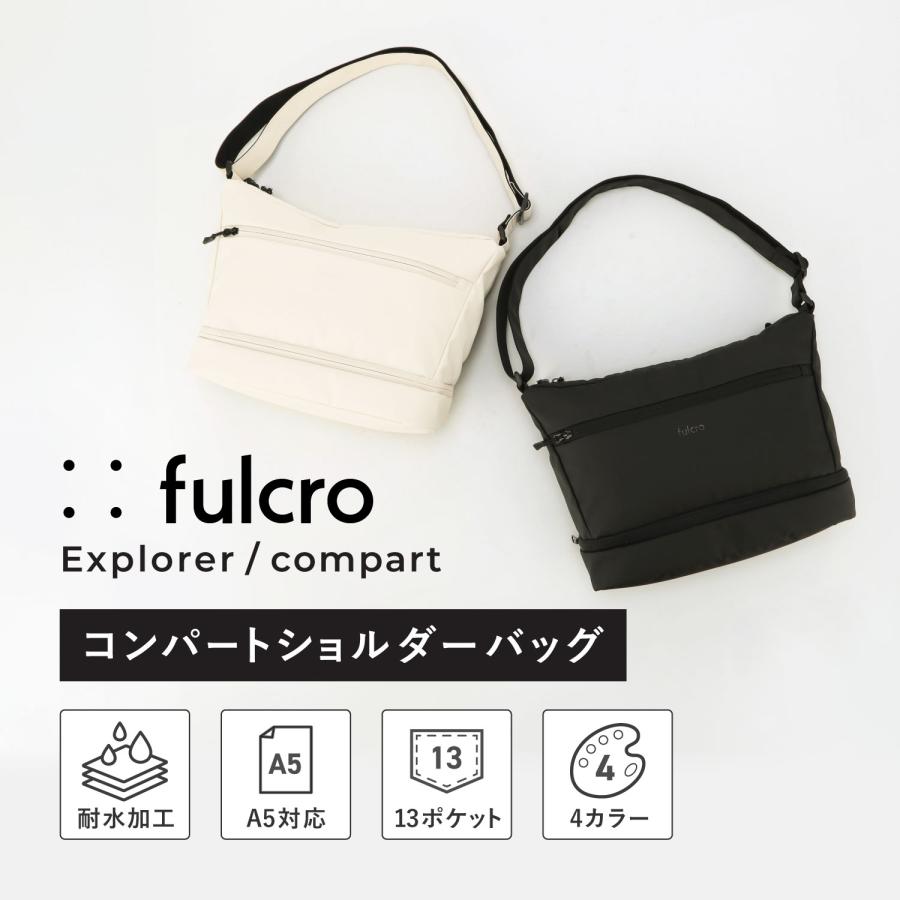 fulcro フルクロ ショルダーバッグ メンズ レディース 6L 斜めがけ 
