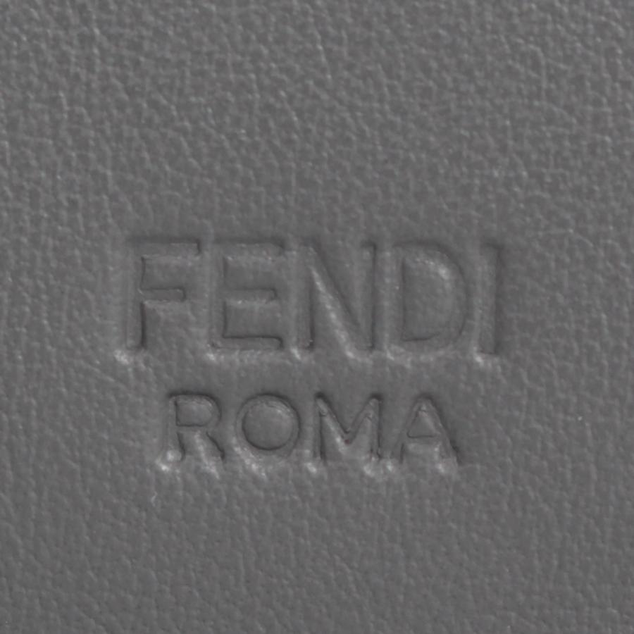FENDI フェンディ 財布 二つ折り メンズ BI-FOLD WALLET グレー 7M0266 A8VC｜biget｜07