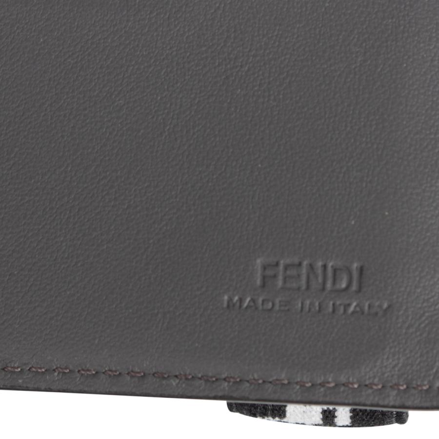 FENDI フェンディ 財布 二つ折り メンズ BI-FOLD WALLET グレー 7M0266 A8VC｜biget｜10
