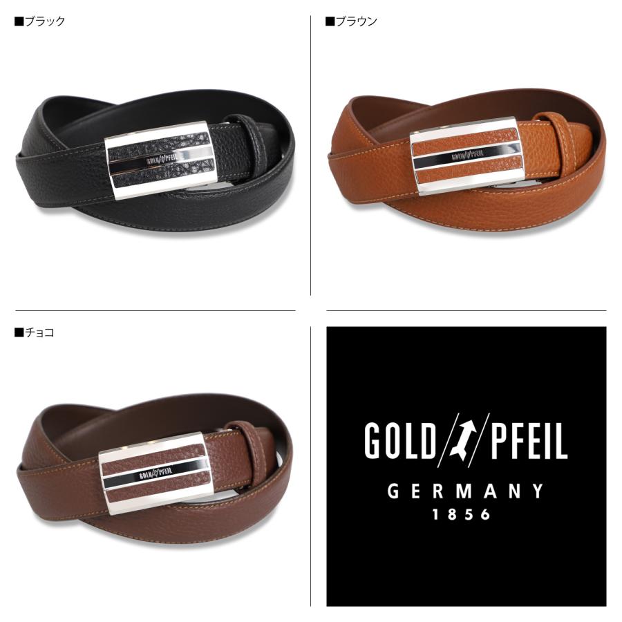 GOLD PFEIL（ゴールドファイル） ベルト メンズ 本革 LEATHER BELT