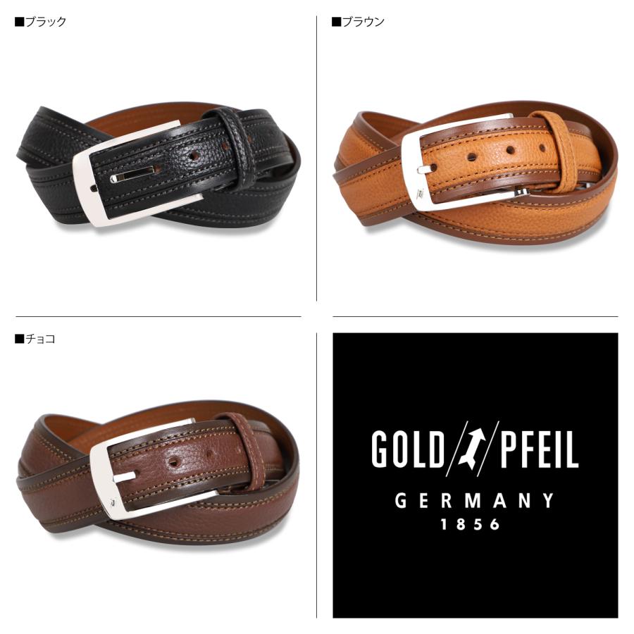 GOLD PFEIL（ゴールドファイル） GOLD PFEIL ベルト メンズ 本革