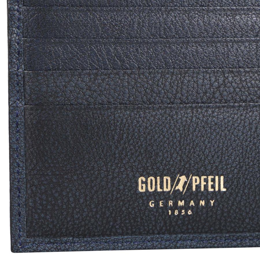 GOLD PFEIL（ゴールドファイル） 二つ折り財布 メンズ 本革 OXFORD