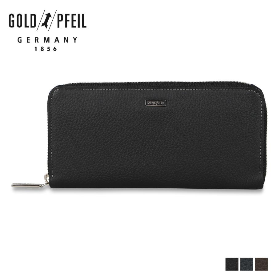 ゴールドファイル GOLD PFEIL 財布 長財布 メンズ 本革 ラウンドファスナー SUPERIOR LONG WALLET GP24022 GOLD PFEIL（ゴールドファイル） GOLD PFEIL 長財布 メンズ 本革