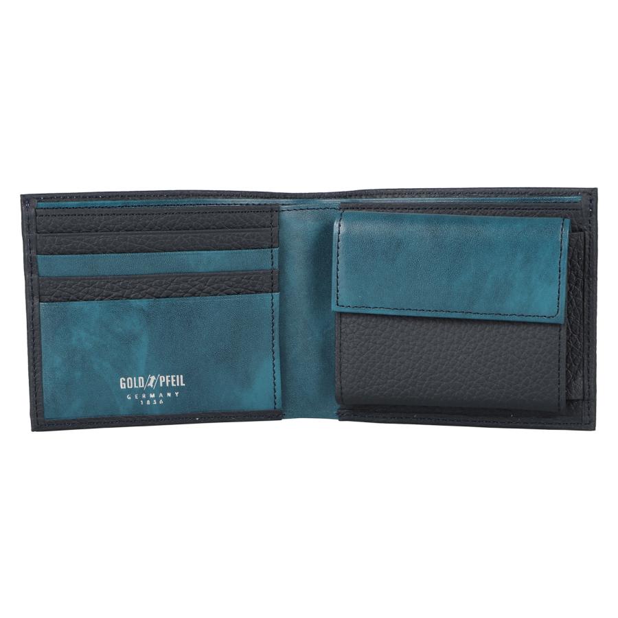 GOLD PFEIL（ゴールドファイル） GOLD PFEIL 財布 二つ折り メンズ 本