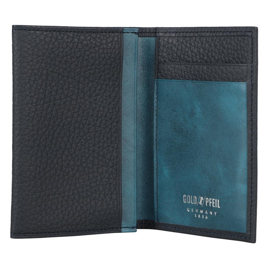 GOLD PFEIL ゴールドファイル カードケース 名刺入れ 定期入れ メンズ 本革 CARD CASE ブラック ネイビー ダーク ブラウン 黒 GP24485｜biget｜11