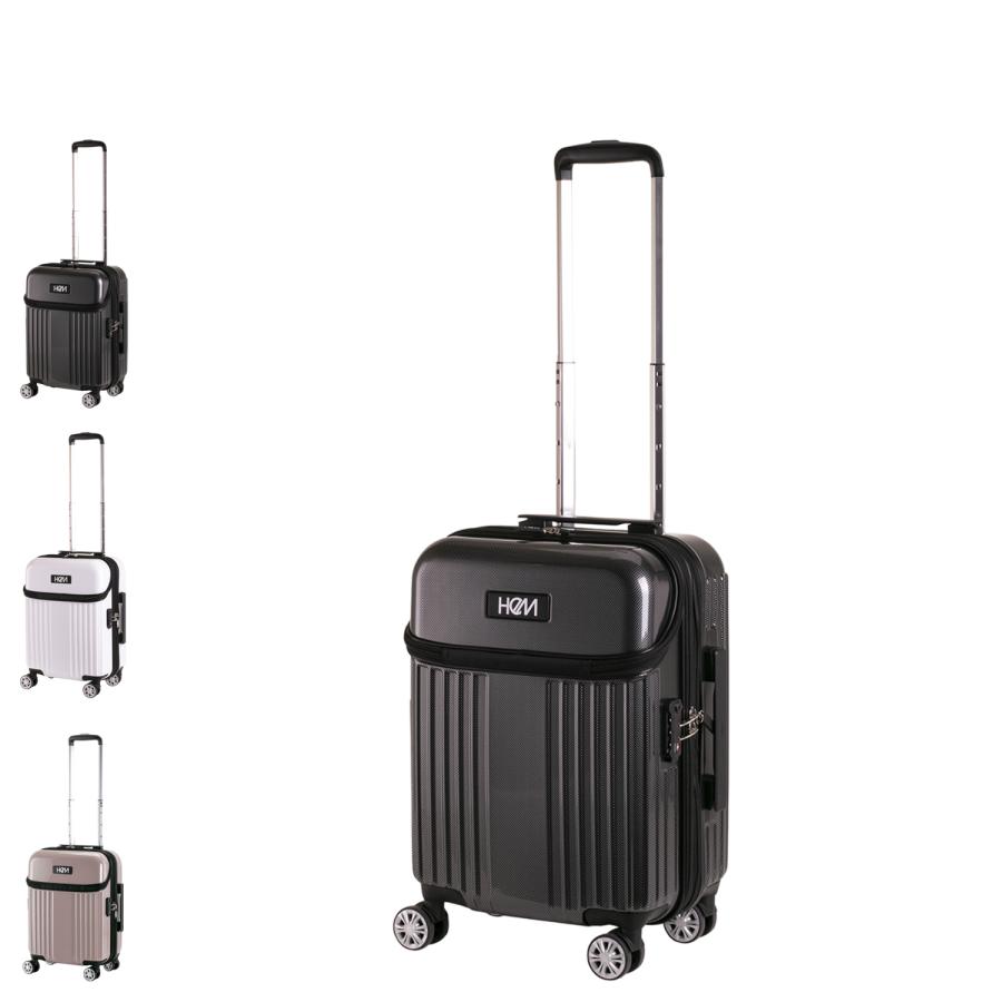 HeM ヘム スーツケース キャリーケース キャリーバッグ リム Sサイズ メンズ レディース 機内持ち込み フロントオープン トップ 39506 HeM（ヘム） スーツケース キャリーケース キャリーバッグ リム S