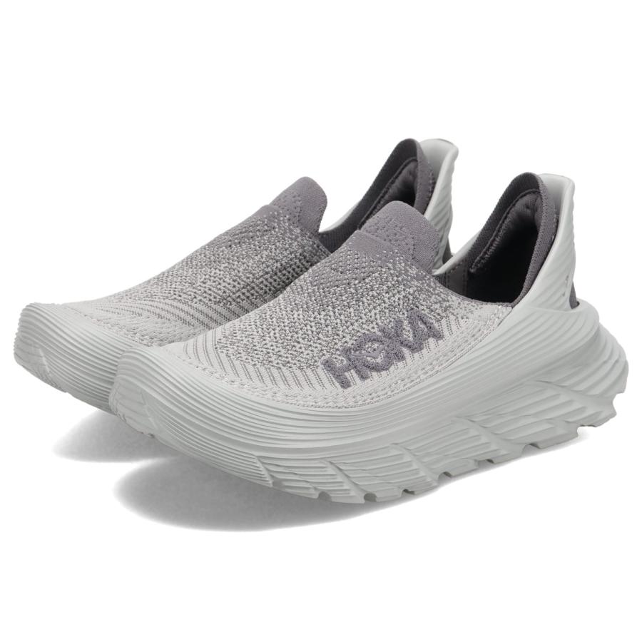 HOKA グレー スエード 厚底スニーカー HOKA グレー スニーカー厚底 【新品未使用】 - メルカリ