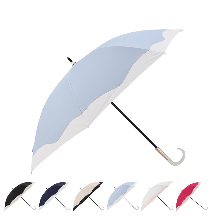 新品　ジルスチュアート晴雨兼用傘　サマーシールド生地使用　遮光率99.99% JILL STUART（ジル スチュアート）】 プレーン無地晴雨兼用傘