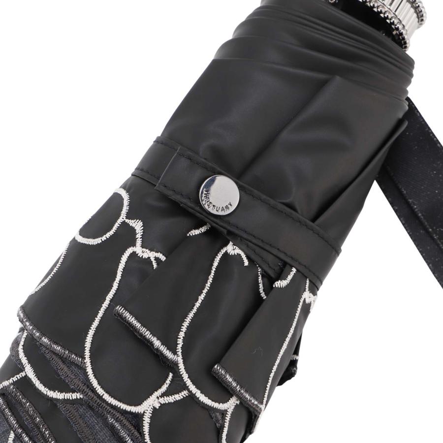 新品ジル スチュアート １級遮光 晴雨兼用 折りたたみ傘 軽量サマーシールド黒白 JILL STUART JILLSTUART ジルスチュアート 日傘 折りたたみ 傘