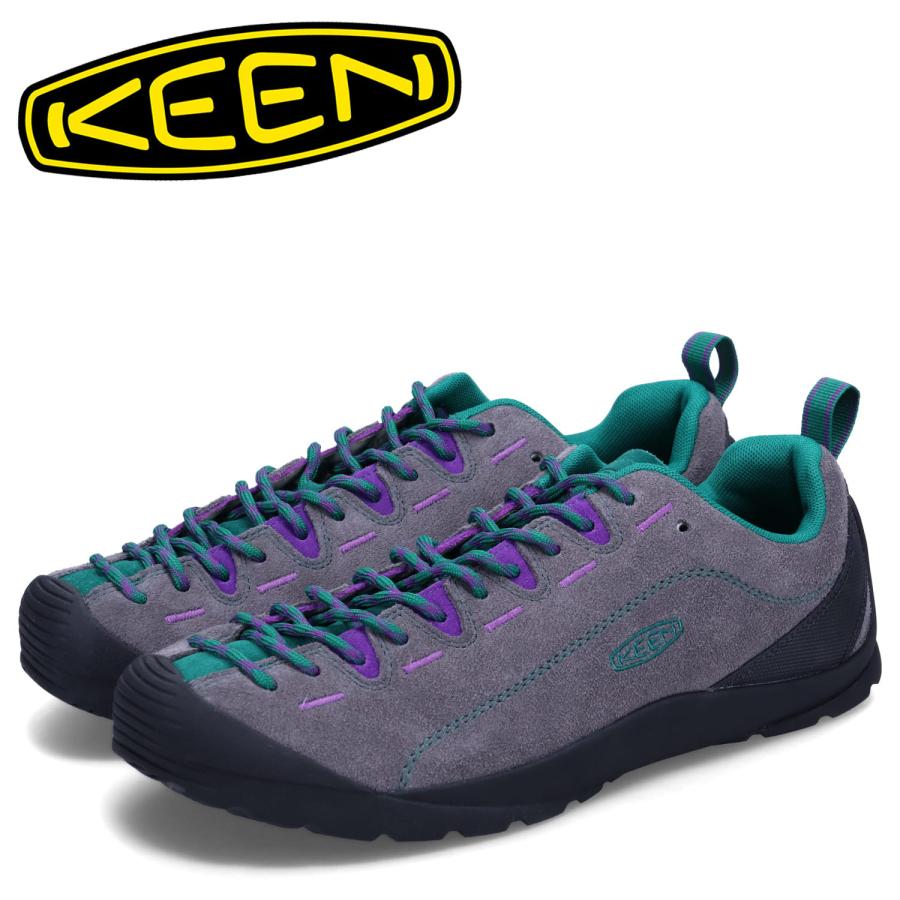 【美品】KEEN ジャスパー JASPER グレー ブルー アウトドア 26.5 KEEN キーン ジャスパー スニーカー メンズ JASPER グレー