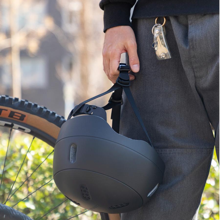 kumoa（クモア） ヘルメット 自転車 ナイロンバイザー 大人用 メンズ