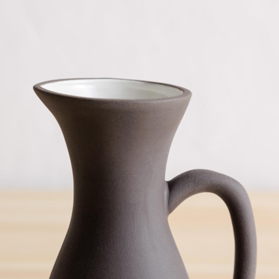 かもしか道具店 ウォーターピッチャー 花瓶 陶器 水 ジャグ 600ml