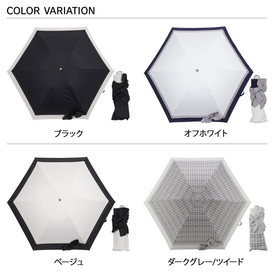 LANVIN en Bleu ランバンオンブルー 日傘 折りたたみ 軽量 晴雨兼用