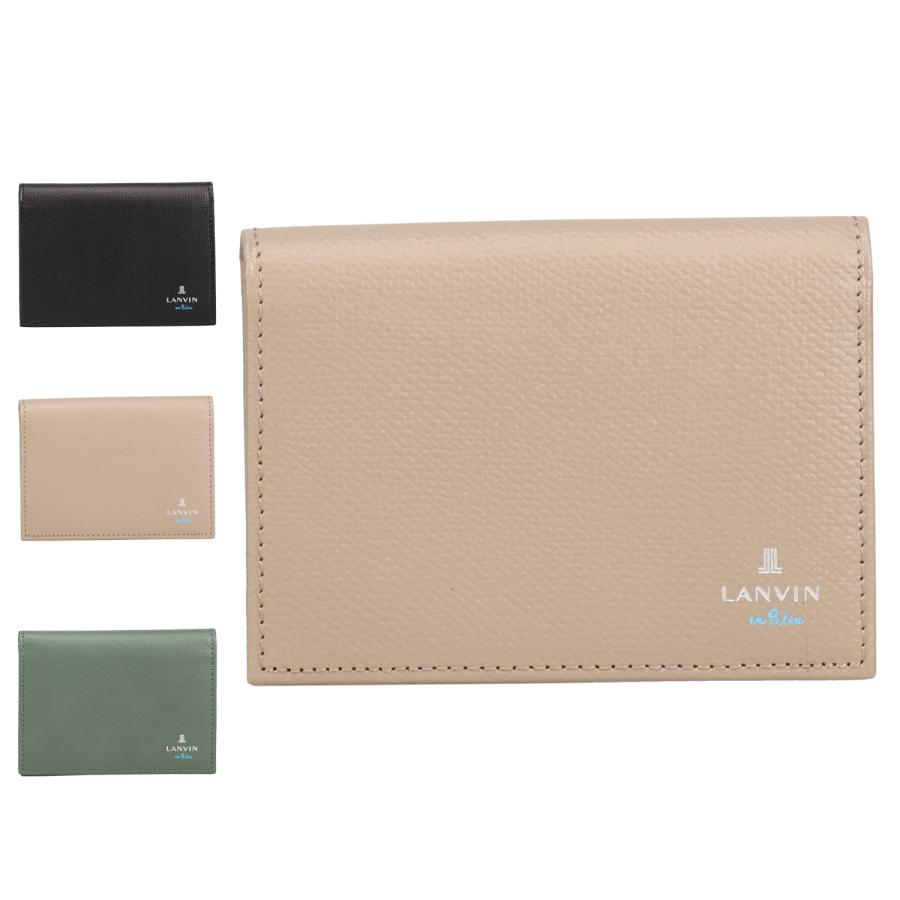ランバンオンブルー LANVIN en Bleu カードケース 名刺入れ 定期入れ メンズ レディース 本革 524604 LANVIN en Bleu ランバンオンブルー カードケース 名刺入れ 定期入れ