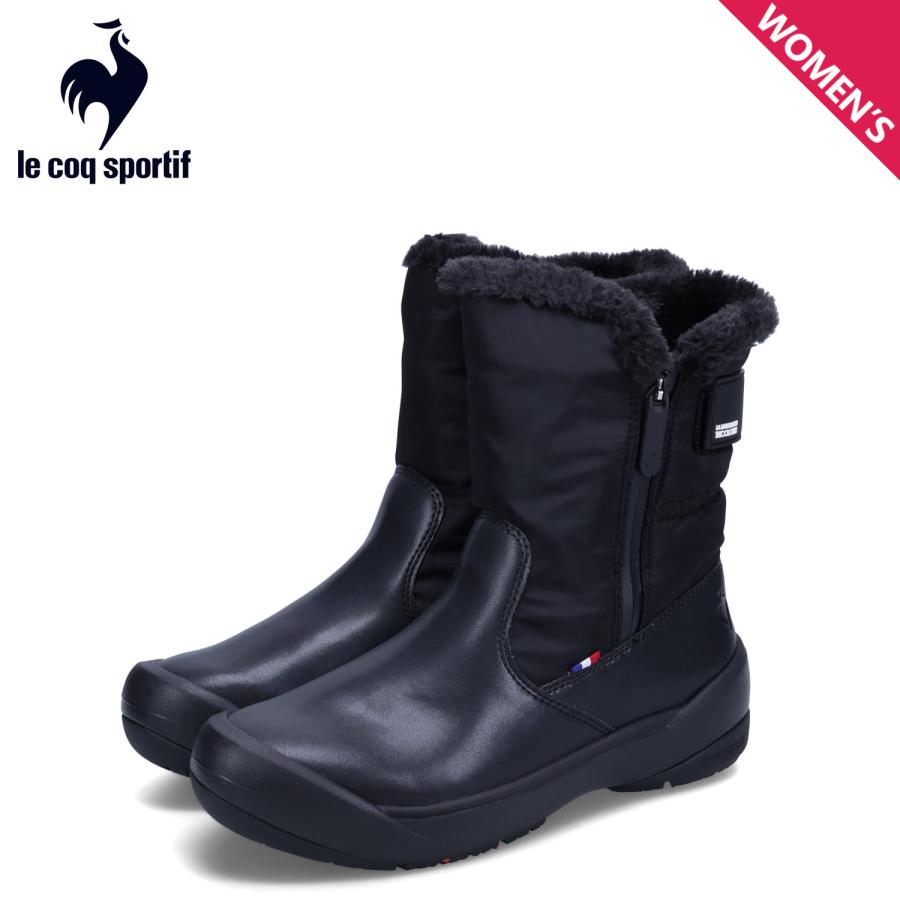 ルコック スポルティフ le coq sportif ブーツ ショートブーツ LCS ラルシュ 3 レディース 防寒 サイドジップ LCS LARCHE 3 QL3WJD81BK le coq sportif（ルコックスポルティフ） ルコック スポルティフ