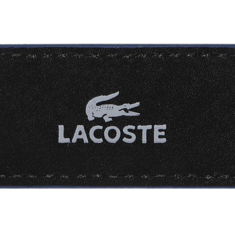 LACOSTE（ラコステ） ベルト レザー メンズ 本革 BELT ブラック