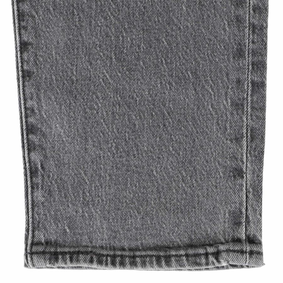 LEVI'S リーバイス 501 デニム パンツ ジーンズ ジーパン レディース ストレート CROP HIT THE ROAD ブラック 黒 ...