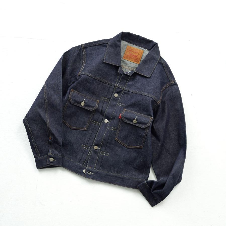 LEVIS VINTAGE CLOTHING リーバイス ビンテージ クロージング Gジャン ジャケット メンズ 507xx 復刻 LVC 1953 TYPE 2 JACKET ネイビー 70507-0066｜biget｜04