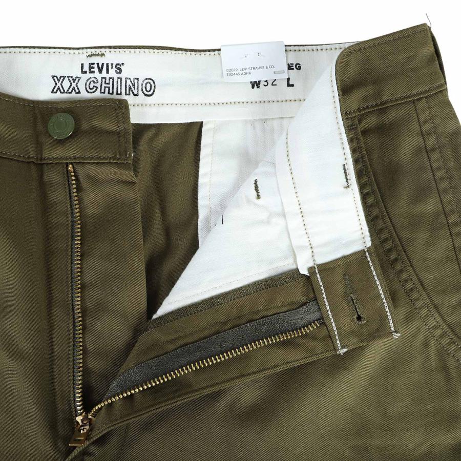 LEVIS リーバイス チノパン パンツ ワイドレッグ クロップ スタープレスト メンズ スタプレ STA PREST ダーク オリーブ A1223-0004｜biget｜04