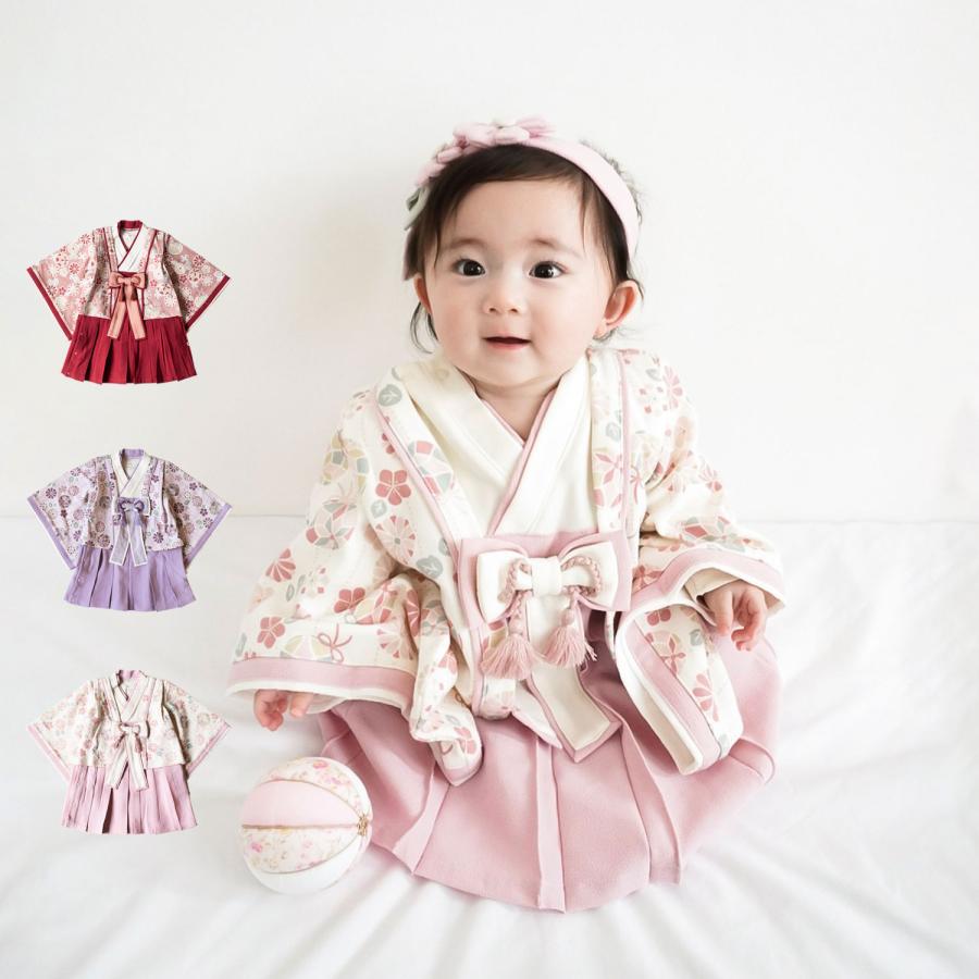 mocmof（モクモフ） 袴 ロンパース ベビー服 子供服 和服 ベビー 