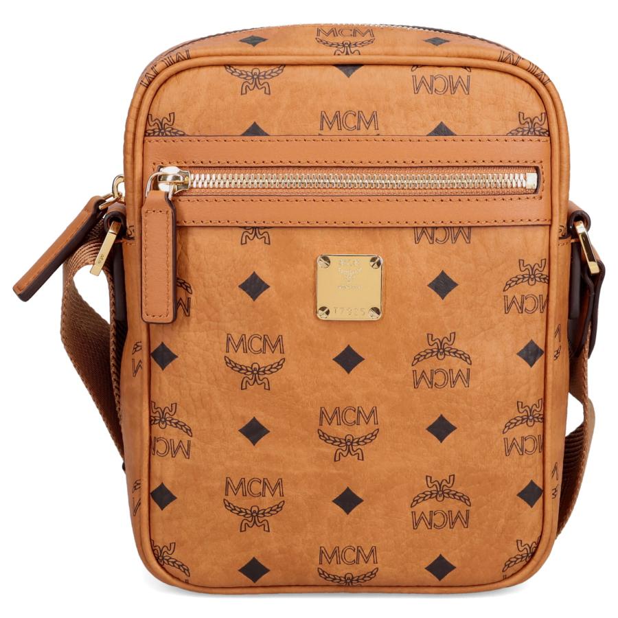 エムシーエム MCM バッグ ショルダーバッグ メンズ 斜めがけ 大人 軽量 VISETOS-MOTIF KLASSIK CROSSBODY BAG ブラウン MMRAAKC04_1
