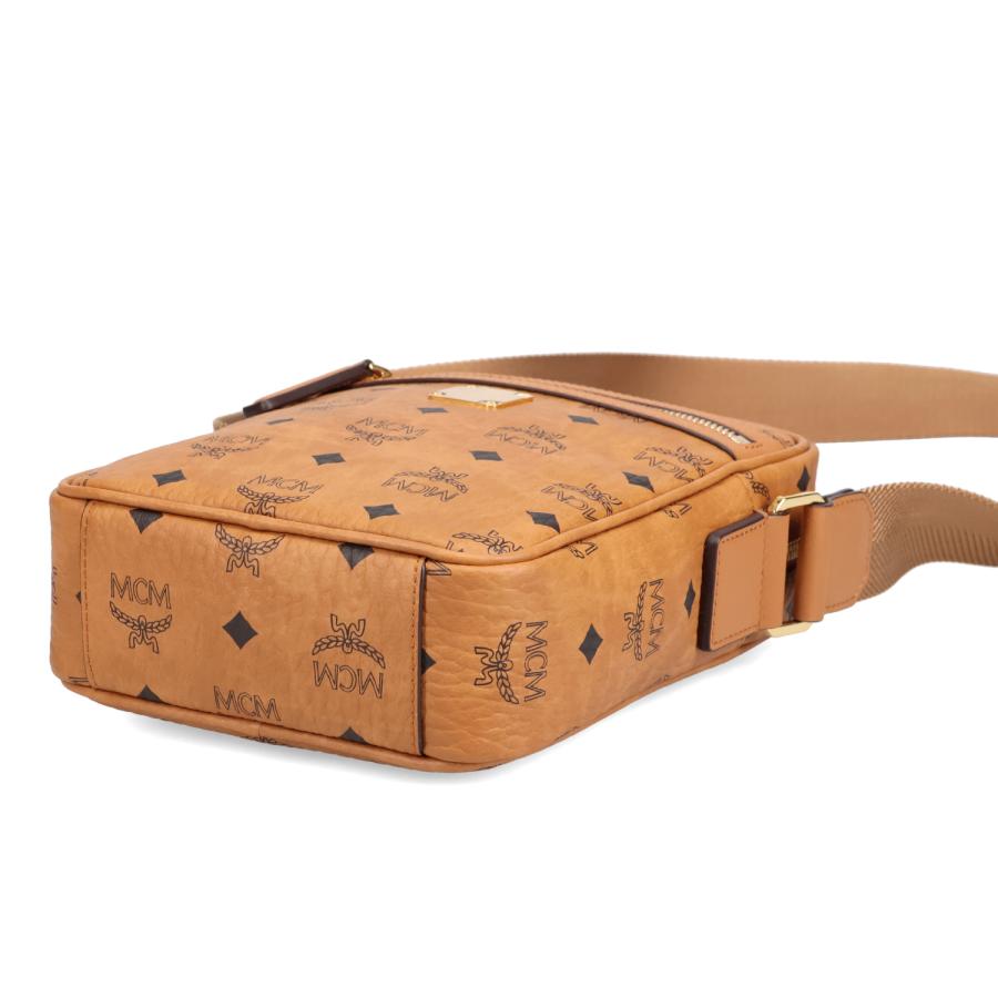 エムシーエム MCM バッグ ショルダーバッグ メンズ 斜めがけ 大人 軽量 VISETOS-MOTIF KLASSIK CROSSBODY BAG ブラウン MMRAAKC04_4