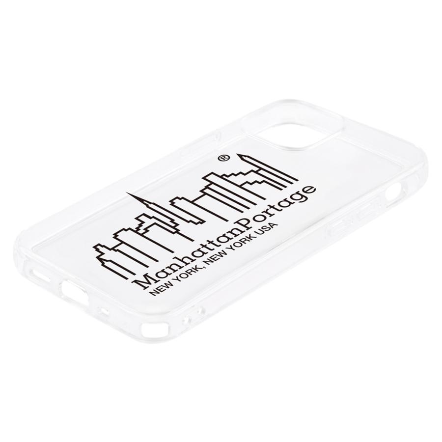 Manhattan Portage マンハッタンポーテージ iPhone 13 mini スマホケース 携帯 アイフォン メンズ レディース iP13MINI-HYB-CLEAR-BK ネコポス可｜biget｜03