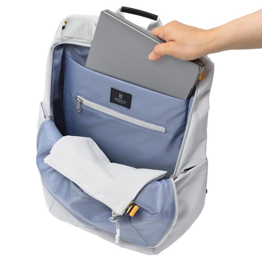 MILESTO ミレスト リュック バッグ バックパック Hutte フュッテ メンズ レディース 23L ポーチ付き 撥水 MLS943 | MILESTO | 08