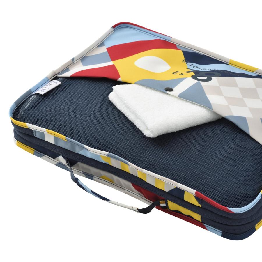 MILESTO ミレスト パッキングバッグ オーガナイザー メンズ レディース 収納袋 圧縮 8L COMPRESSION PACKING ORGANIZER ブルー MLS951 | MILESTO | 15