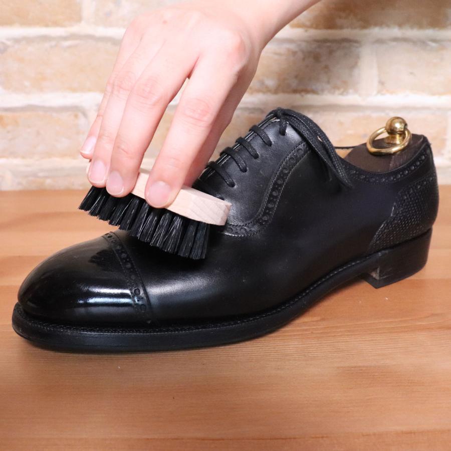 M.モゥブレィ] シューケア 靴磨き キット マット仕上げのブラック木