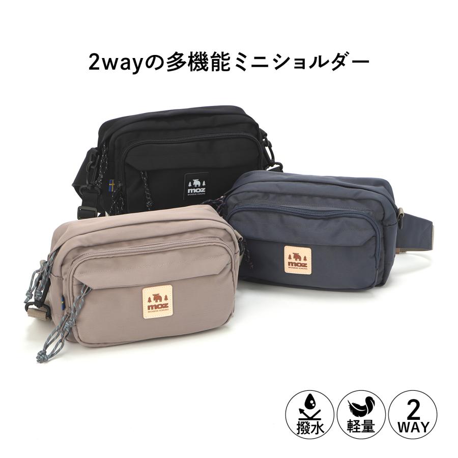 moz（モズ） ショルダーバッグ ボディーバッグ ウエストバッグ メンズ