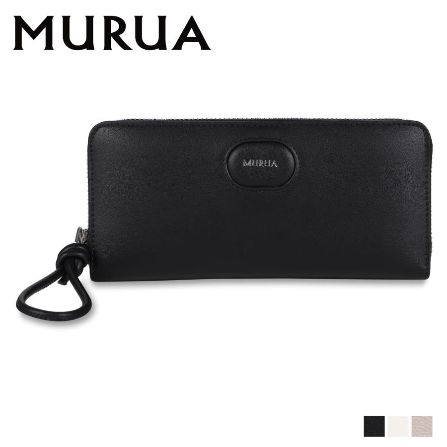 MURUA（ムルーア） 長財布 ラウンド束入れ レディース ラウンド 