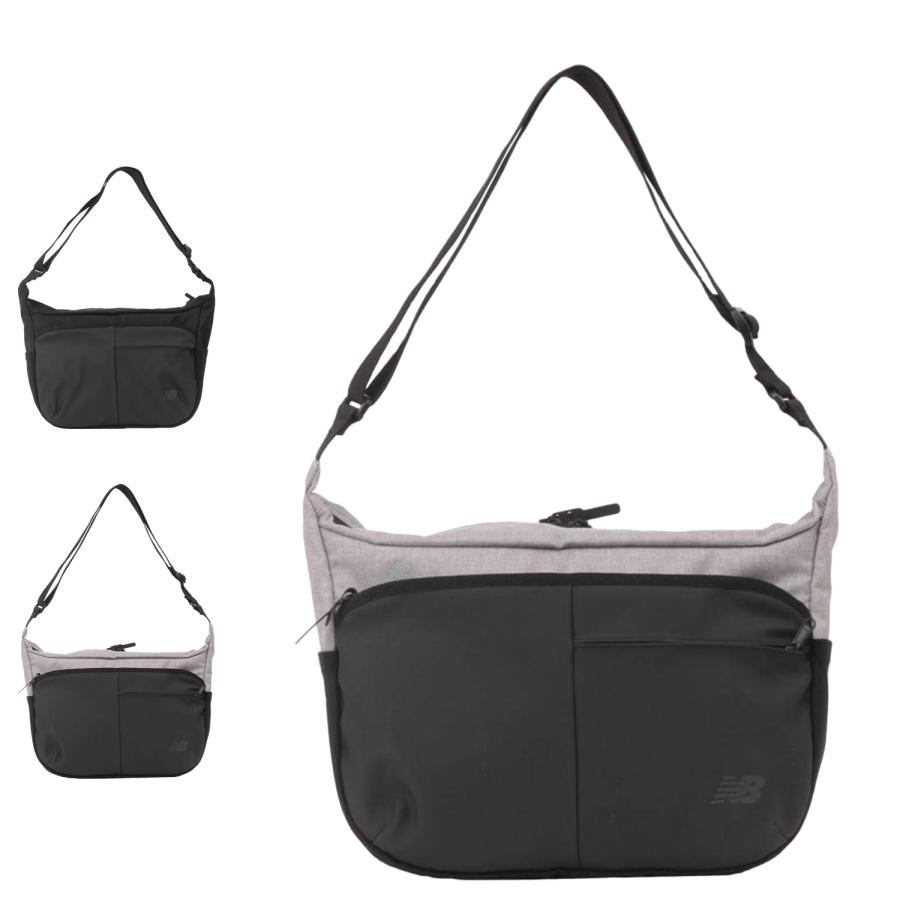 ニューバランス new balance ショルダーバッグ メンズ レディース 斜めがけ SHOULDER BAG ブラック グレー 黒 LAB45705 New Balance（ニューバランス） ショルダーバッグ メンズ レディース