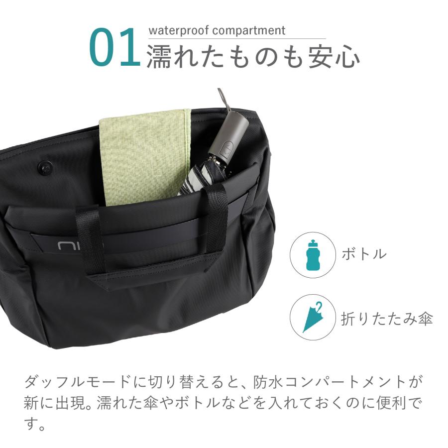 ニード NIID ボストンバッグ ダッフルショルダーバッグ キャッシュ メンズ レディー 13L 36L 大容量 斜めがけ 撥水 | NIID | 14