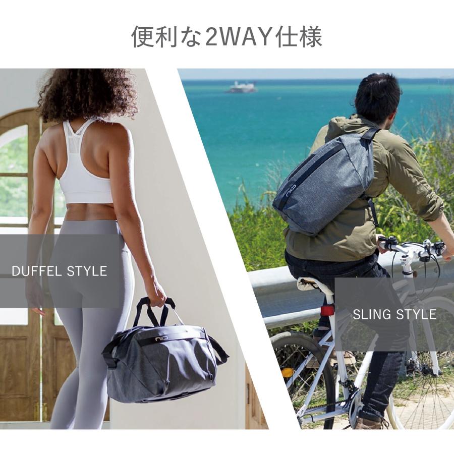 ニード NIID ボストンバッグ ダッフルショルダーバッグ キャッシュ メンズ レディー 13L 36L 大容量 斜めがけ 撥水 | NIID | 03