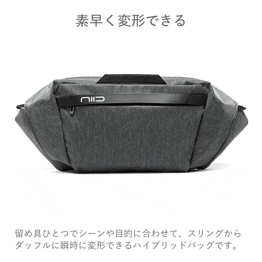 ニード NIID ボストンバッグ ダッフルショルダーバッグ キャッシュ メンズ レディー 13L 36L 大容量 斜めがけ 撥水 | NIID | 04