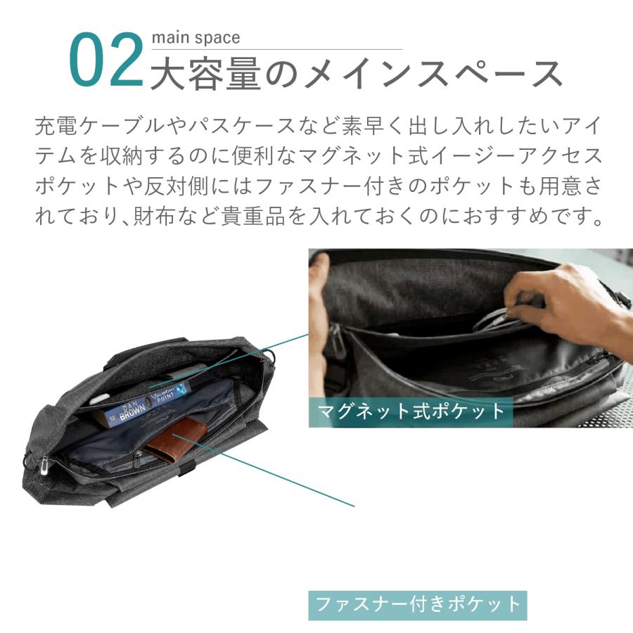 ニード NIID ボストンバッグ ダッフルショルダーバッグ キャッシュ メンズ レディー 13L 36L 大容量 斜めがけ 撥水 | NIID | 07