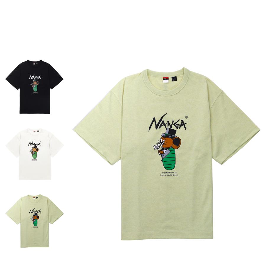 ナンガ NANGA Tシャツ 半袖 ジェリーウカイ エコハイブリッド スリーピングバッグ ジェリーマルケスティー メンズ レディース コラボ