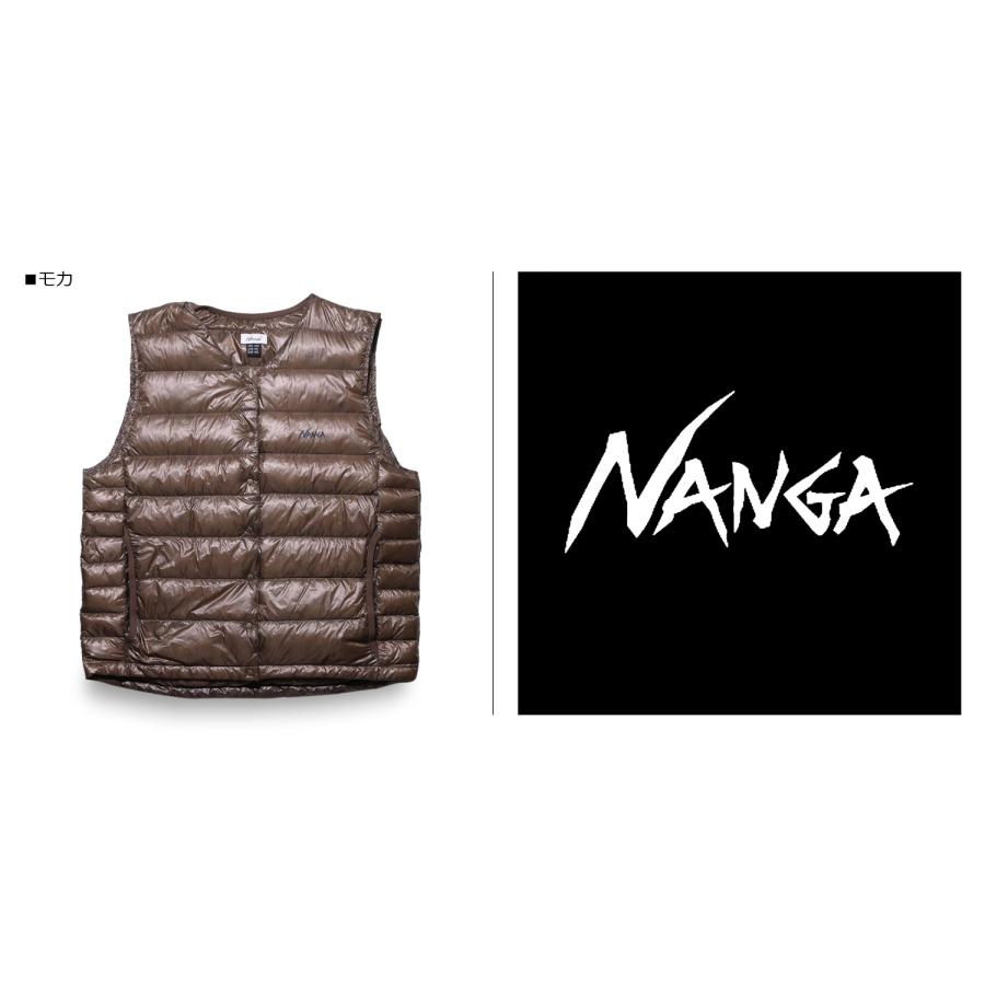 NANGA ナンガ インナーダウン ダウンベスト レディース INNER DOWN VEST ブラック ネイビー ベージュ カーキ ブラウン 黒｜biget｜08