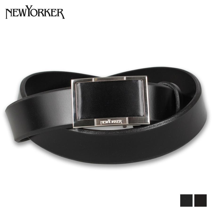 ニューヨーカー NEWYORKER ベルト メンズ 本革 BELT ブラック ブラウン 黒 NY-5100121 NEWYORKER（ニューヨーカー） ベルト メンズ 本革 BELT ブラック
