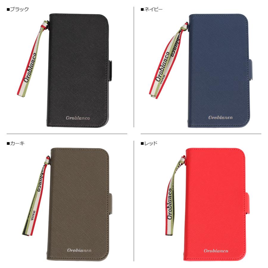 Orobianco オロビアンコ iPhone11 Pro ケース スマホ 携帯 手帳型 アイフォン メンズ レディース PU LEATHER BOOK TYPE CASE｜biget｜06