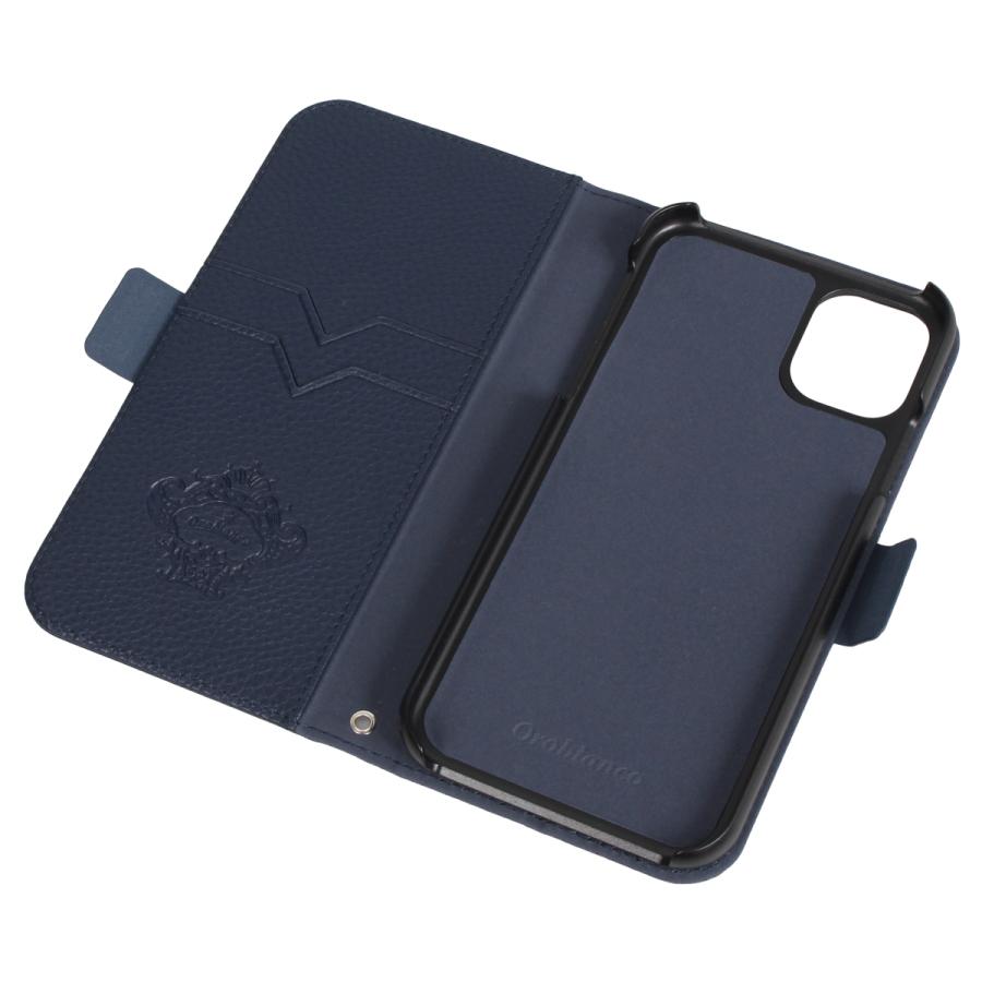 Orobianco オロビアンコ iPhone11 ケース スマホ 携帯 アイフォン メンズ レディース シュリンク PU LEATHER BOOK TYPE CASE｜biget｜08