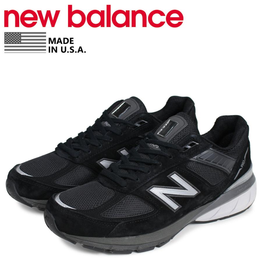 訳あり ニューバランス new balance 990 スニーカー メンズ ブラック 